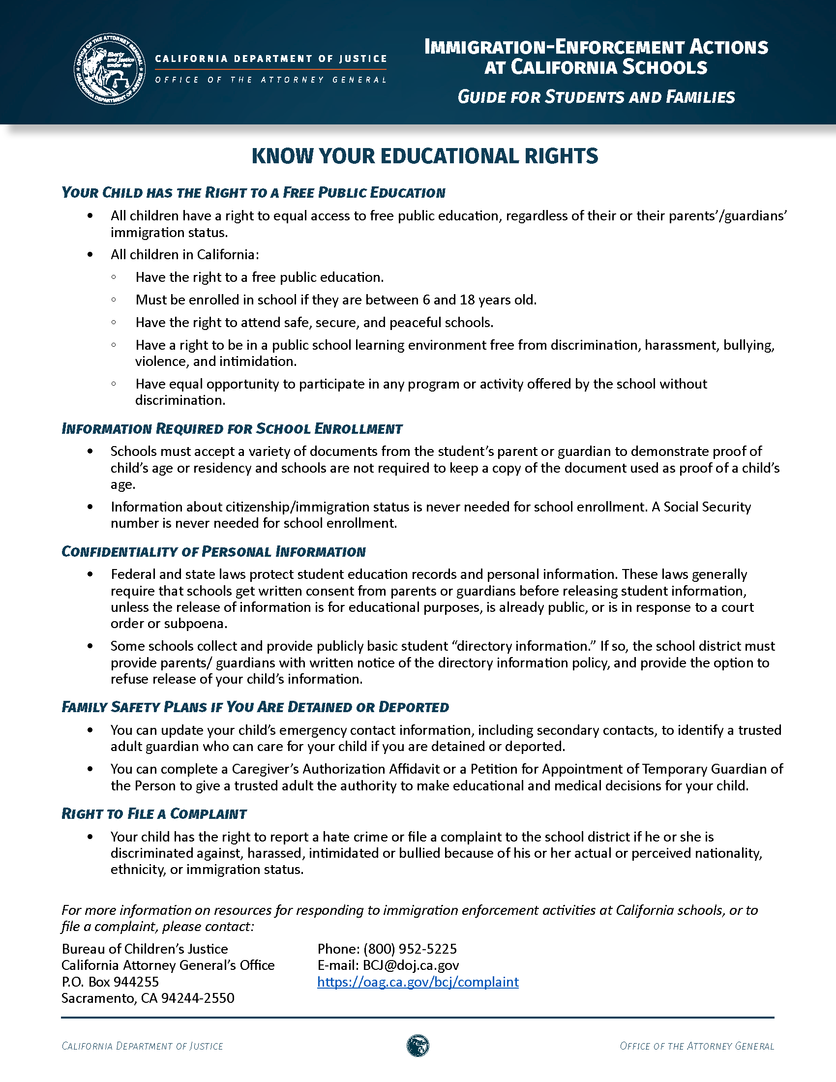 Family Resource Guide - English